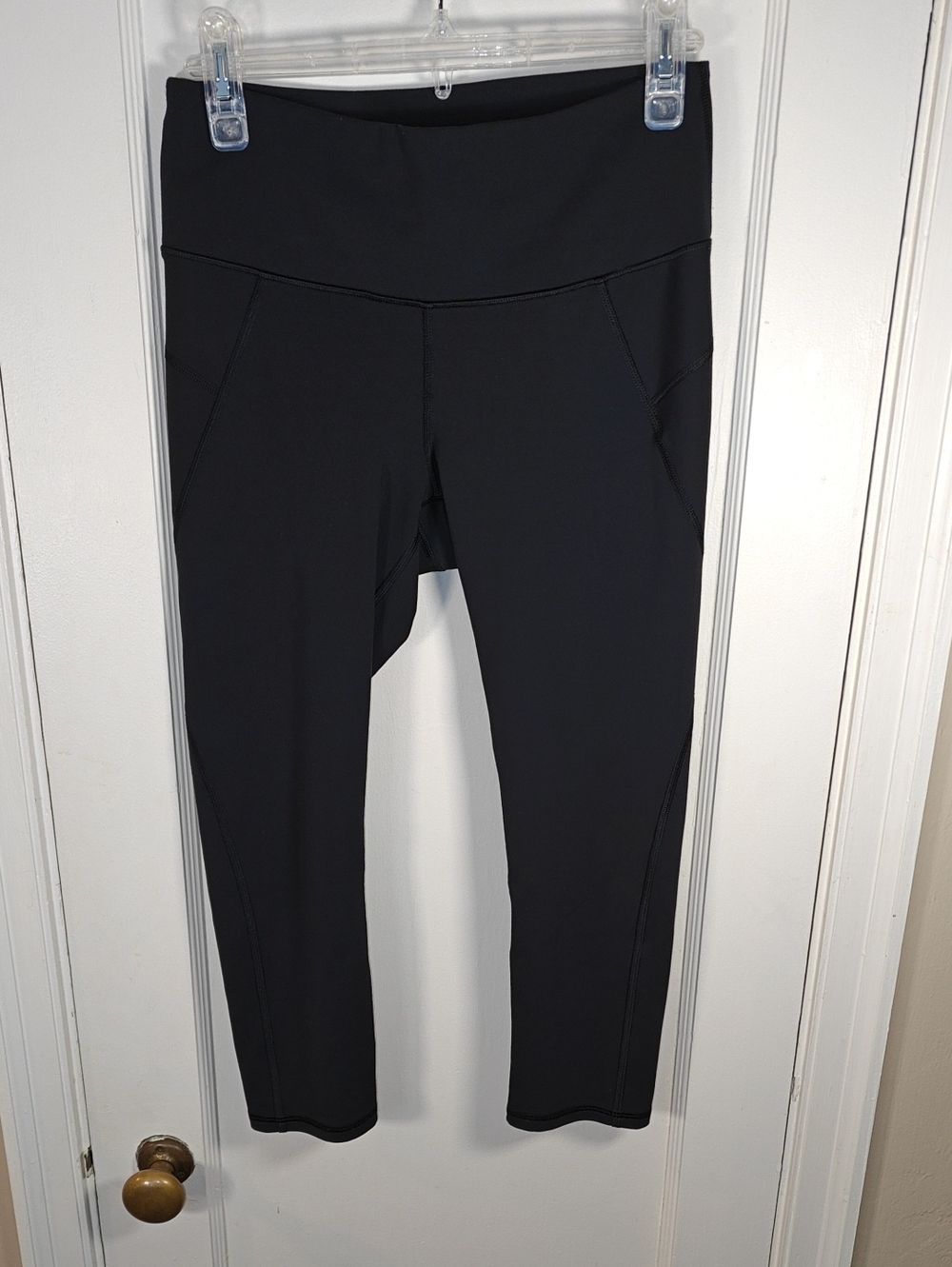 Athleta Stealth Black High-Rise Performance Capri Leggings